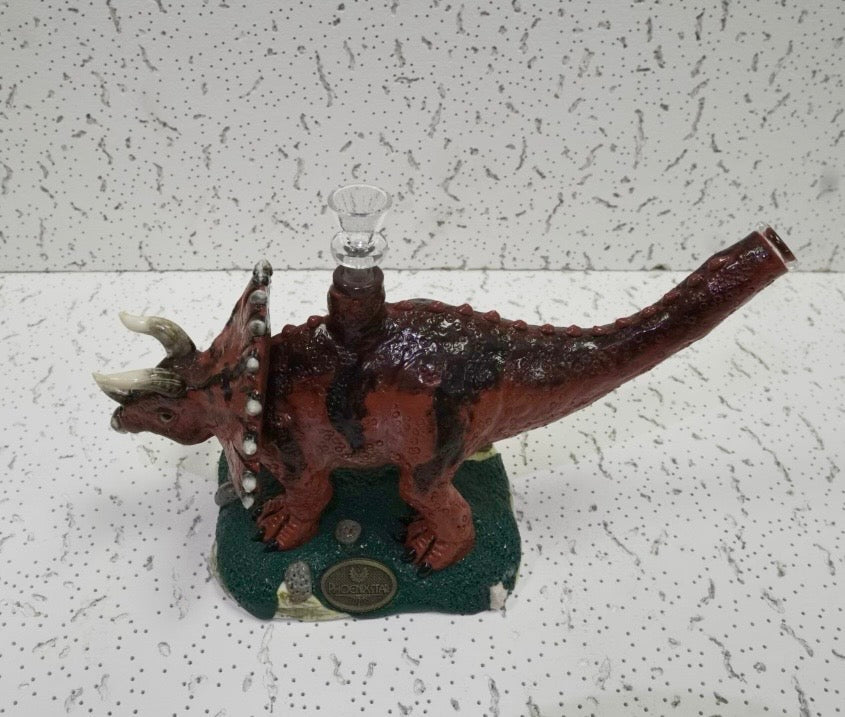 Triceratops Sculptural Water Pipe