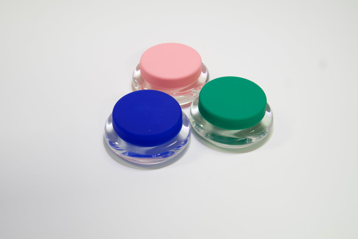 Glass Concentrate Container with Silicone Lid